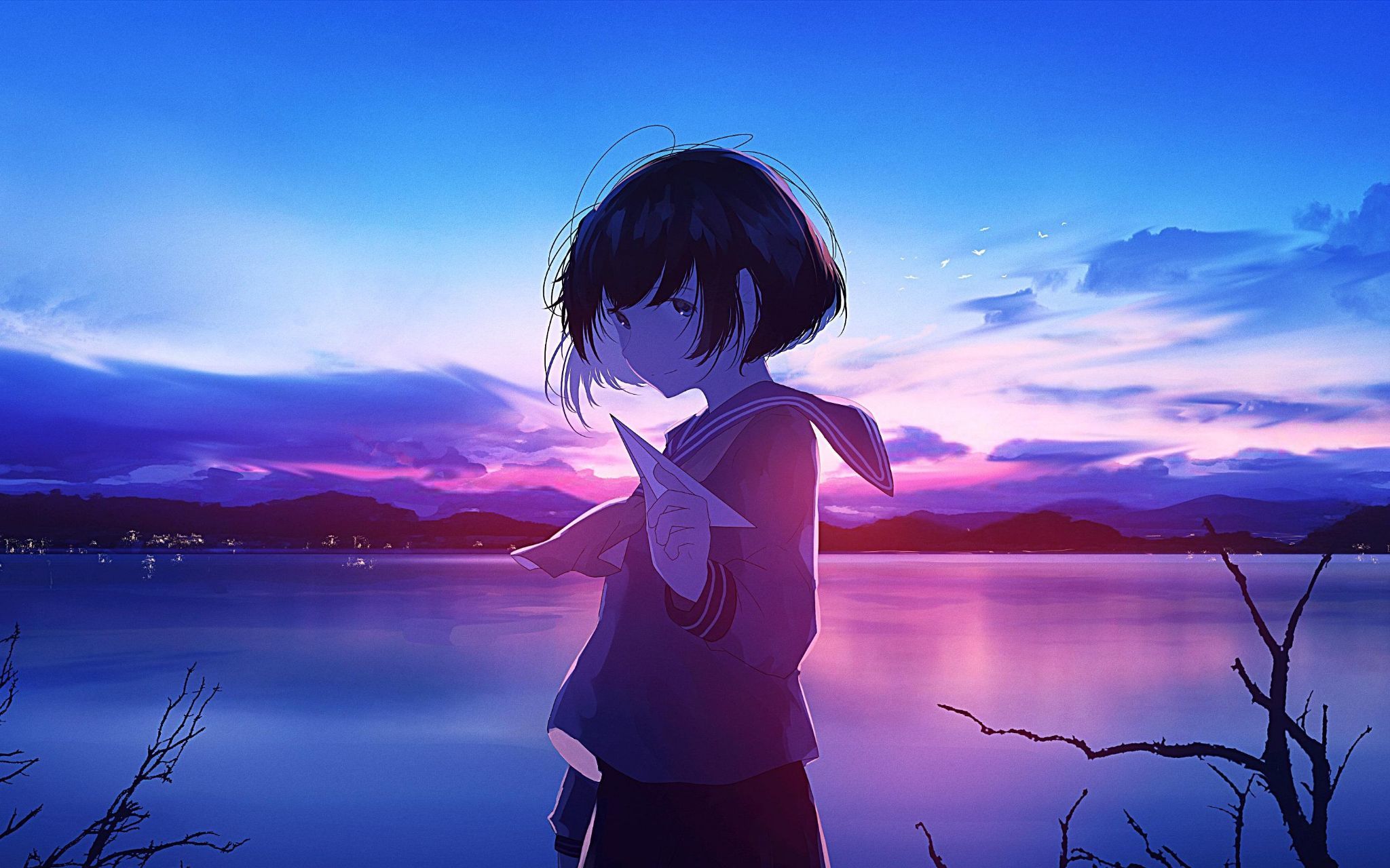 站在交叉路口前